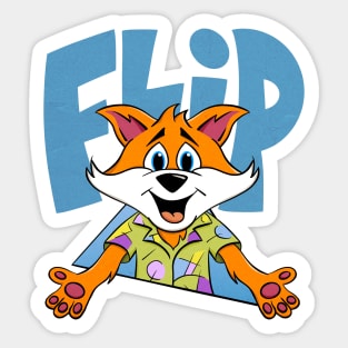 Flip The Fox Sticker